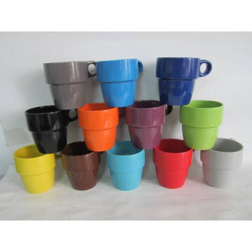 Tazas de café de color sólido de porcelana (TM612053)